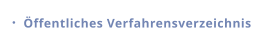 Öffentliches Verfahrensverzeichnis